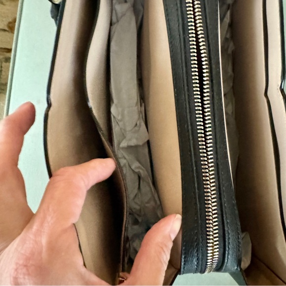 Kate Spade Medium Triple Compartment Black Satchel - Picture 9 of 14